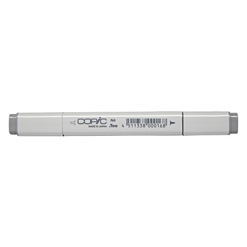 Copic Marker with Replaceable Nib, N4-Copic, Neutral Gray