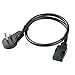 Ziotek 2ft. CPU/Monitor Power Cable w/Rotating Plug