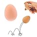 Liberty Imports Bulk Set of 24 Pcs Bouncy Eggs Realistic Fake Rubber Bouncing Balls (Brown)