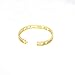 Baoliren 18k Gold Titanium Roman Numeral Bracelet Bangle for Women