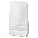 6lb White Rainbow Paper Bags (100Pcs/Pack)