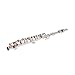 ammoon Piccolo Ottavino Half-size Flute Silver Plated C Key Cupronickel with Cork Grease Cleaning Cloth Screwdriver Padded Box