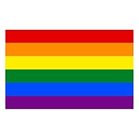 Applicable Pun Rainbow Pride Flag - Gay Lesbian Bisexual Transgender LGBT Rights Unity Love Support Pride Symbol - Vibrant Color Vinyl Decal (5" Wide)