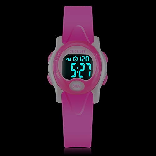 CUCUBIT Music Potty Training Watch Reminder Water Resistant Toddler Toilet Training Aid Potty Timer(Pnk) - Thumbnail 3