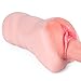 Male Masturbators with Realistic 3D Vagina Close-Ended Stroker Built-in Cock Ring Easy to Clean Vivid Labia Texture Ergonomic design Adult Sex Toys Pocket Pussy for Man