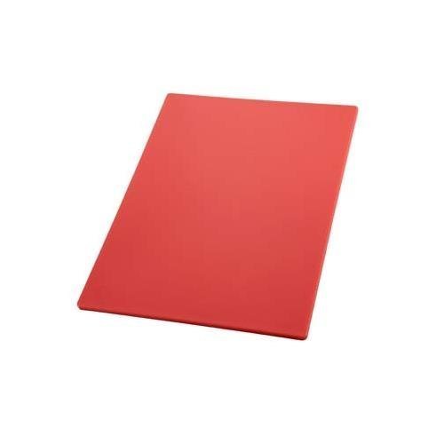 Winco CBRD-1824 Cutting Board, 18-Inch by 24-Inch by 1/2-Inch, Red (2-Pack)