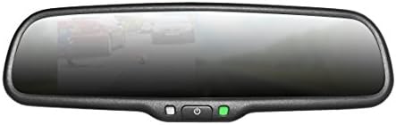 BOYO VTM43M4 - Replacement Rear-View Mirror with 4.3" TFT-LCD Backup Camera Monitor and 4 Camera Inputs