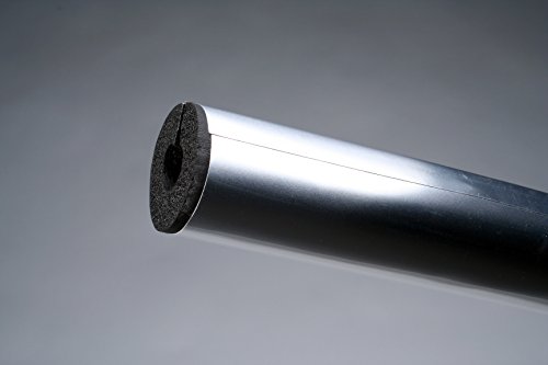 K-Flex 6RYL048138AL PVC Clad AL Tube, 1-3/8" Nominal Insulation ID, 3' Length, 1/2" Wall Thickness, Silver (Pack of 42) - Thumbnail 2
