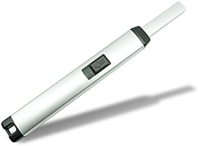 Electric Plasma Arc Flameless Metal Long Lighter, Reliable Pulse Spark Stick, Eco Emerency Electric-arc with Wind Resistant, Usb Rechargeable for Candle, Bbq, Barbeque,Campfire, Firework, Grill.