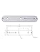Metallor Control Plate Mounting Plate Chrome Compatible with Tele Telecaster Style Electric Guitar Parts Replacement.