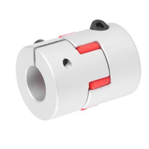Plum Shaft Coupler Aluminum Alloy Plum Shaft Coupling D25 L30 for Stepper Motor(10mm-12mm)