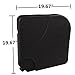 SNAIL Fillable Umbrella Weights for Offset Patio Umbrella, Sand or Water Filled Cantilever Umbrella Square Base Plate Set, Pack of 4, 176 lb After Sand Filled, Black