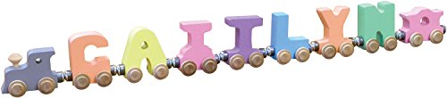 7 Letter Pastel NameTrain - Made in USA