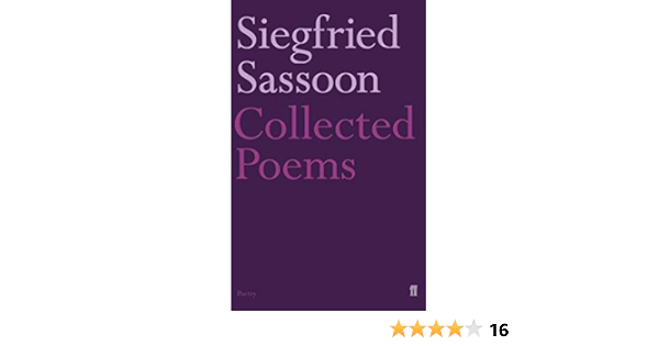Siegfried Sassoon Collected Poems 1908 1956 Paul Fussel Amazon Com Books