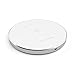 Satechi Qi-Certified Aluminum Wireless Charger - Compatible with iPhone 11 Pro Max/11 Pro/11, XS Max/XS/XR/X, 8 Plus/8 - Adapter Sold Separately (Silver)