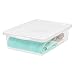 IRIS USA CNL-28 28 Quart Clear Storage Box with White Lid, 2 Piece