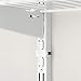 Rubbermaid Configurations 25-Inch Upright Extension with Connector, White (FG3H9303WHT)