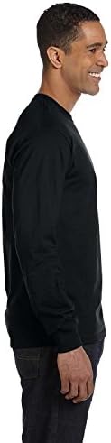 Gildan Adult DryBlend 56 oz, 50/50 Long-Sleeve T-Shirt - BLACK - XL - (Style # G840 - Original Label)