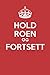 Hold Roen Og Fortsett: - Blank Side Journal - Med Ingen Linjer - (Dagbok, Notatbok) (Keep Calm) (Nor by Mark Breadon