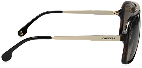 Carrera Men's Ca1004s Aviator Sunglasses, Havana Gold/Brown Gradient, 57 mm