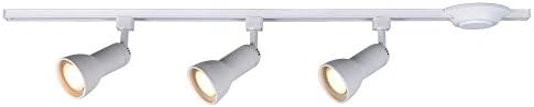 Commercial Electric 3-Light R20/PAR20 Linear Track Lighting Medium Step Head Kit