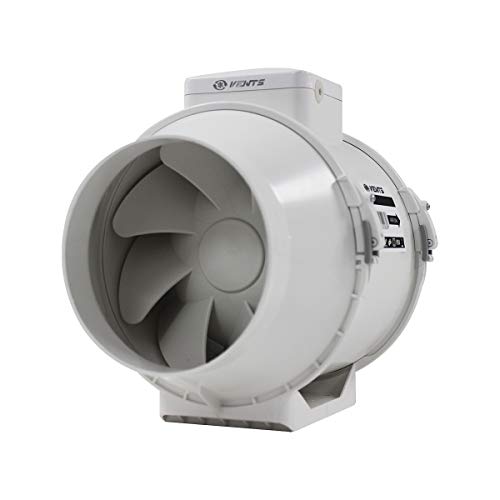 VENTS 150mm (6”) Inline Bathroom Extractor Fan with Run-On Timer – Quiet Loft-Mounted Ventilation for Showers, Toilets & Damp Control