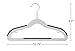 Finnhomy Extra Strong 30 Pack Plastic Hangers for Baby and Kids, Children Clothes Hangers with Non-Slip Pads, Great for Any Baby Clothes, Gray