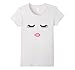 Harajuku Fashion Style Eyelash Lips Lashes T Shirt White Tee