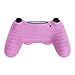 HDE Silicone Controller Skin for PS4 DualShock Controllers Colorful Protective Grip for Sony Playstation 4 Wireless Game Controllers (Light Pink)