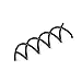 CJESLNA 10x Black Spiral Hair Pin Clip Bun Stick Pick for DIY Hair Style/Sleek and Compact Alloy Construction, Designed to Fit for All Hair Type, Especially for Long Hair