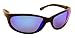 Sea Striker Bridgetender Polarized Sunglasses, Black Frame, Blue Mirror Lens