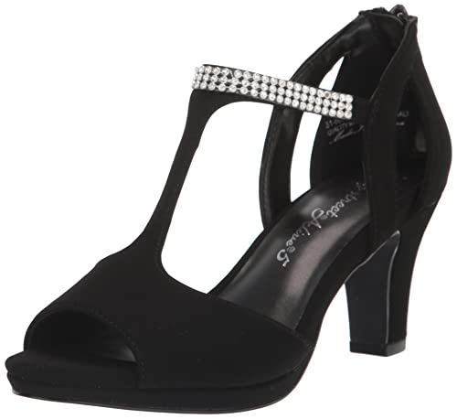Easy Street Women's Flash Open Toe T-Strap Platform Dress Sandal