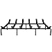 SteelFreak Heavy Duty Steel Fireplace Grate - Made in The USA (27 Inch)