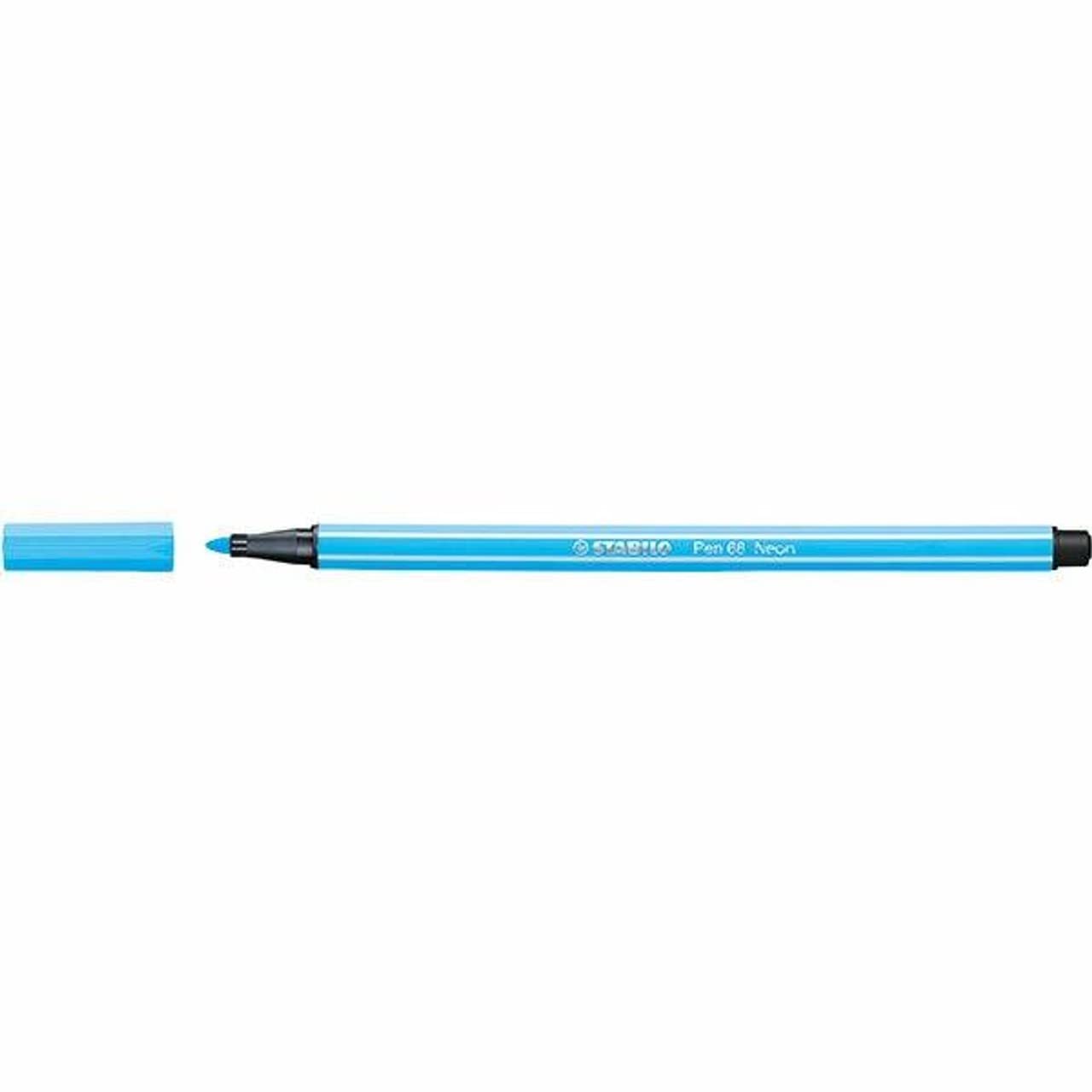 STABILO 68/031 Fibre-Tip Pen Neon Blue