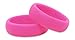 Vin Zen Rubber Wedding Ring – Silicone Ring for Women - Flexible Women Wedding Bands 5.5 mm Wide | 2 Size Per Pack Thin Rubber Rings for Active Life