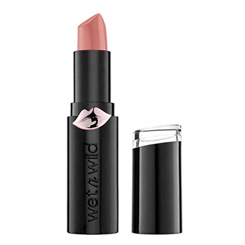 Wet n Wild, Megalast Lipstick, Long-lasting Matte Lipstick with Daily Moisture, Extra-smooth Formula with Microspheres, Natural Marine Plant Extracts, Coenzyme Q10 and Vitamins A & E, Bare it All