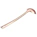 Gravy Ladle - Copper Coated Sauce Scoop - Ideal for Serving Soups, Stews or Punch - Rose Gold, 12.25 x 2.5 x 3.5 Inches