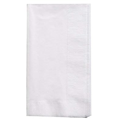 Vanity Fair 831047 Impressions Dinner Napkins 3 Ply 15 X 17 White 240 Carton Caturianoproi