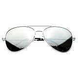 SWG EYEWEAR® Aviator One Way Mirror Sunglasses w/ 400 UV