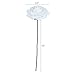 Febou Artificial Flowers, 50pcs Real Touch Artificial Foam Roses Decoration DIY for Wedding Bridesmaid Bridal Bouquets Centerpieces, Party Decoration, Home Display, Office Decor (White)