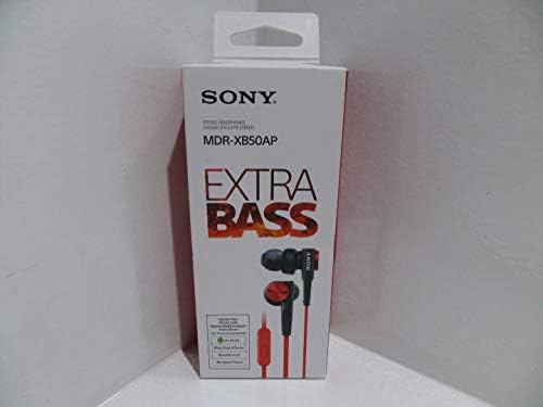 Sony MDR-XB50AP In-Ear Extra Bass Headphones with In-Line Control - Red  price in UAE | Amazon UAE | kanbkam