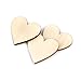 NUOLUX 100pcs Wood Slice 20mm Embellishments DIY Craft Wedding Decor Table Confetti