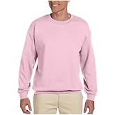 Gildan Unisex Adult 's Athletic-sweatshirts, Light Pink (1-pack), Medium US