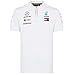 Mercedes AMG Petronas F1 Mens White Polo 2018 XL