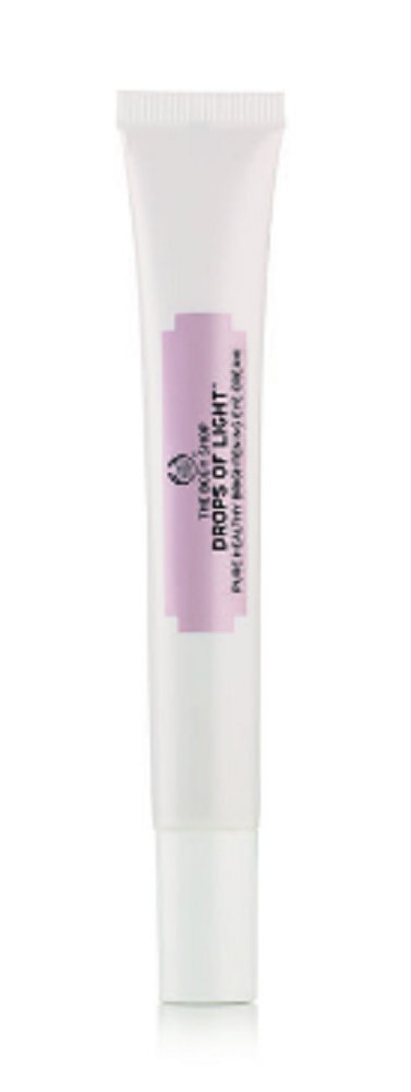 drops of light body shop eye cream