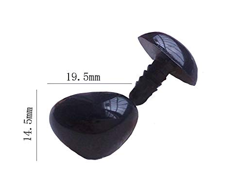 4 BESTCYC+19+5mm+Plastic+D+Type+Washers