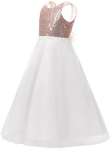 Sarahbridal Children Dresses Clothing Formal Wedding Flower Girl's Dress Ball Gown for Little Girls SFG001