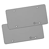VaygWay Clear Smoked License Plate Shields - 2-Pack