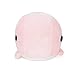 Bellzi Cute Pink Whale Stuffed Animal Plush Toy