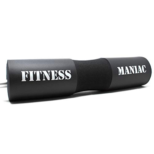 FITNESS MANIAC Weightlifting Powerlifting Olympic Barbell Neck Shoulder Squat Pad 18" Black New